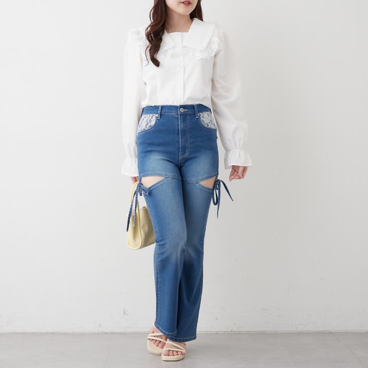 プリプリ令嬢ブラウス | RMAF　NICE CLAUP / OLIVE des OLIVE | 詳細画像9 