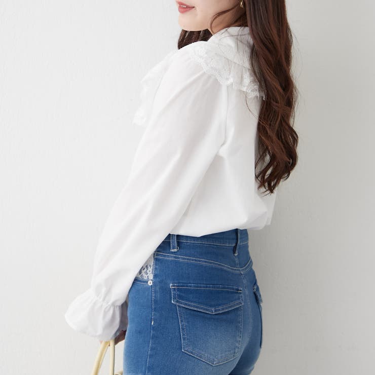 プリプリ令嬢ブラウス | RMAF　NICE CLAUP / OLIVE des OLIVE | 詳細画像5 