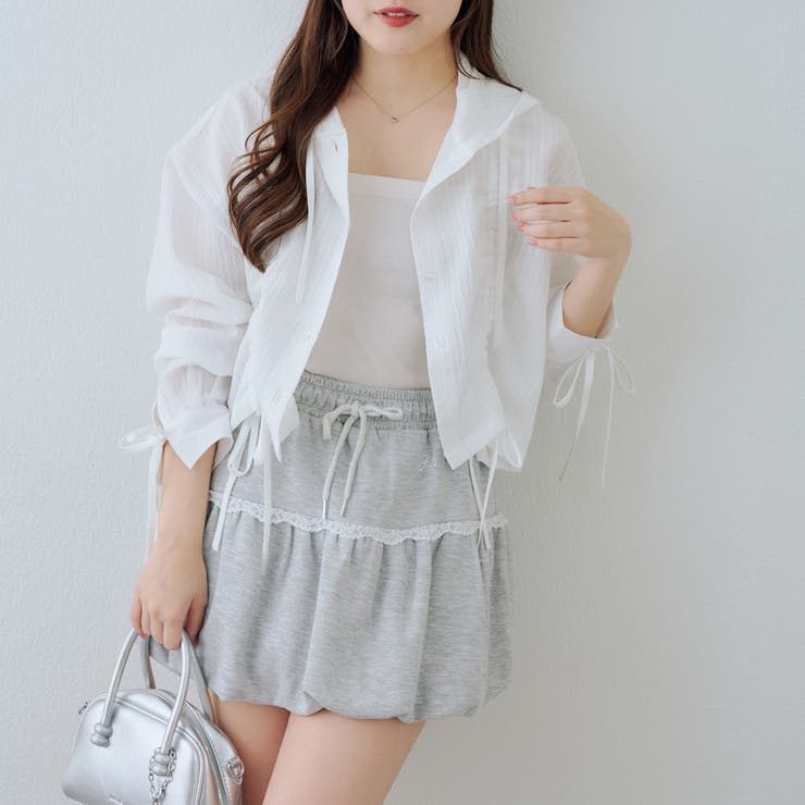 ドロストフードシャツ | NICE CLAUP / OLIVE des OLIVE　OUTLET | 詳細画像3 