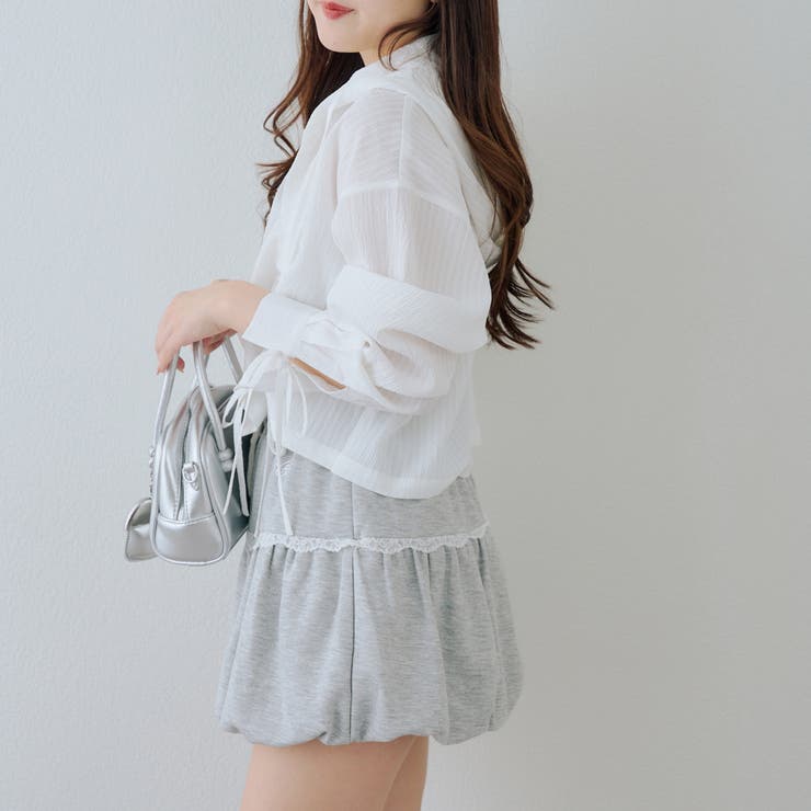 ドロストフードシャツ | NICE CLAUP / OLIVE des OLIVE　OUTLET | 詳細画像6 