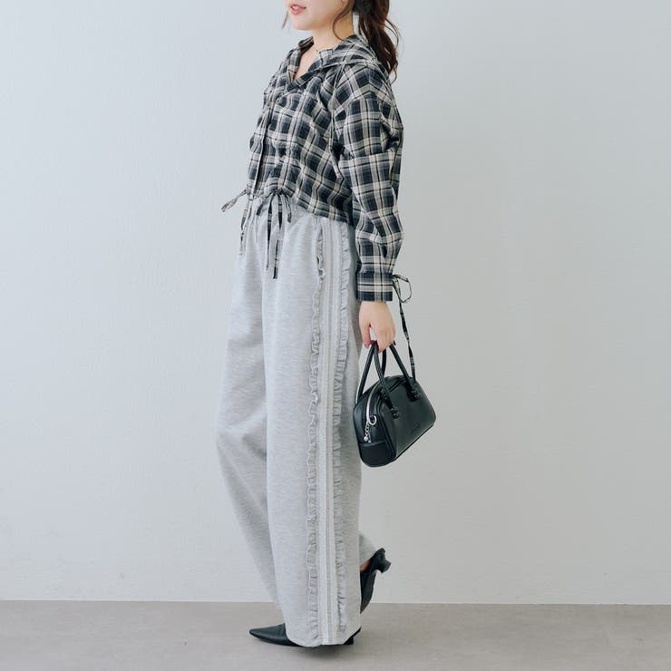 ドロストフードシャツ | NICE CLAUP / OLIVE des OLIVE　OUTLET | 詳細画像21 