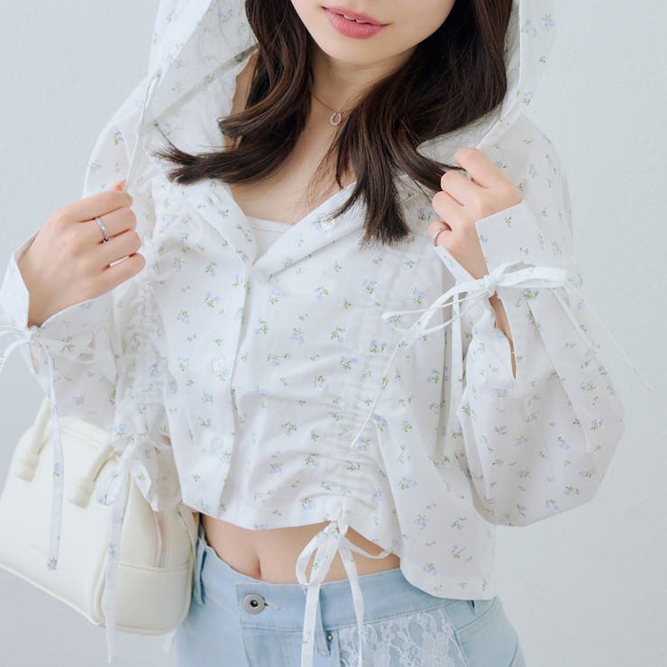 ドロストフードシャツ | NICE CLAUP / OLIVE des OLIVE　OUTLET | 詳細画像27 