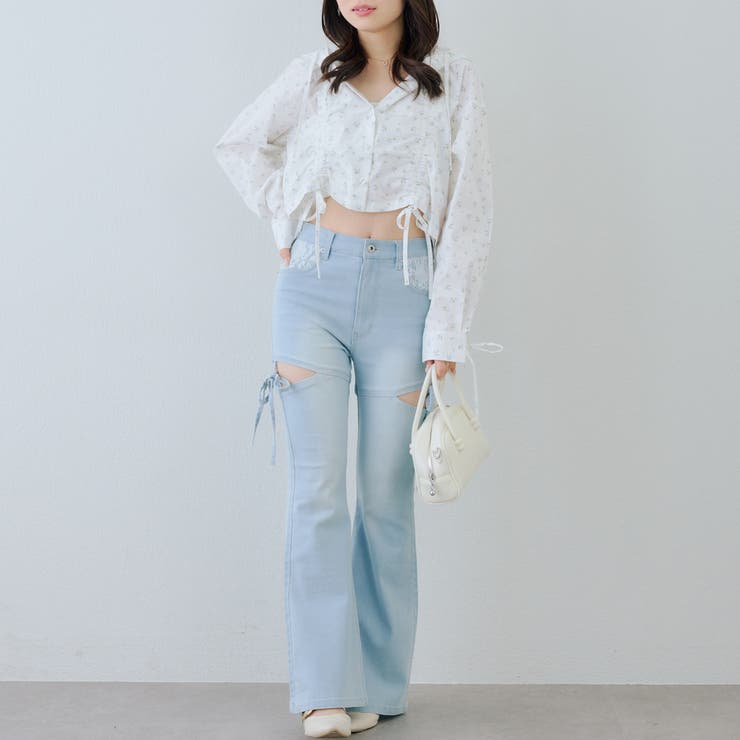 ドロストフードシャツ | NICE CLAUP / OLIVE des OLIVE　OUTLET | 詳細画像29 