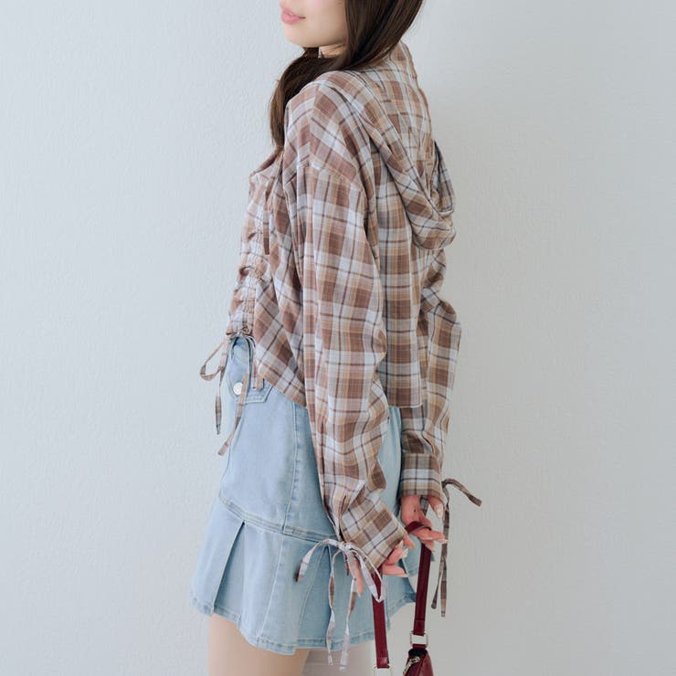 ドロストフードシャツ | NICE CLAUP / OLIVE des OLIVE　OUTLET | 詳細画像34 