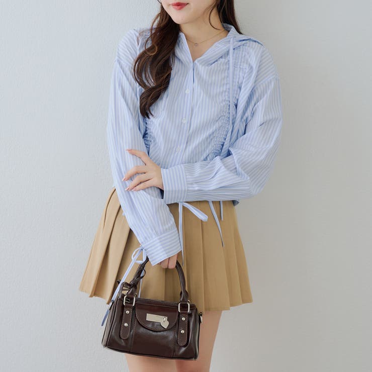 ドロストフードシャツ | NICE CLAUP / OLIVE des OLIVE　OUTLET | 詳細画像44 