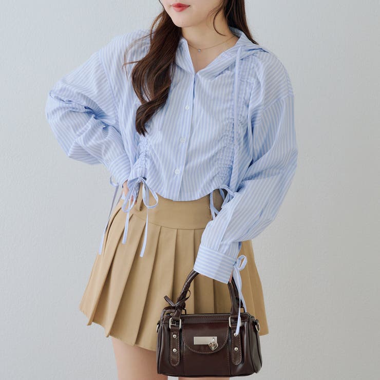 ドロストフードシャツ | NICE CLAUP / OLIVE des OLIVE　OUTLET | 詳細画像45 