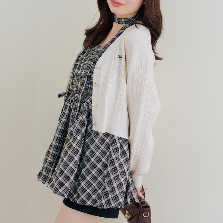 柄1 | キャミバルーンチュニック | RMAF　NICE CLAUP / OLIVE des OLIVE