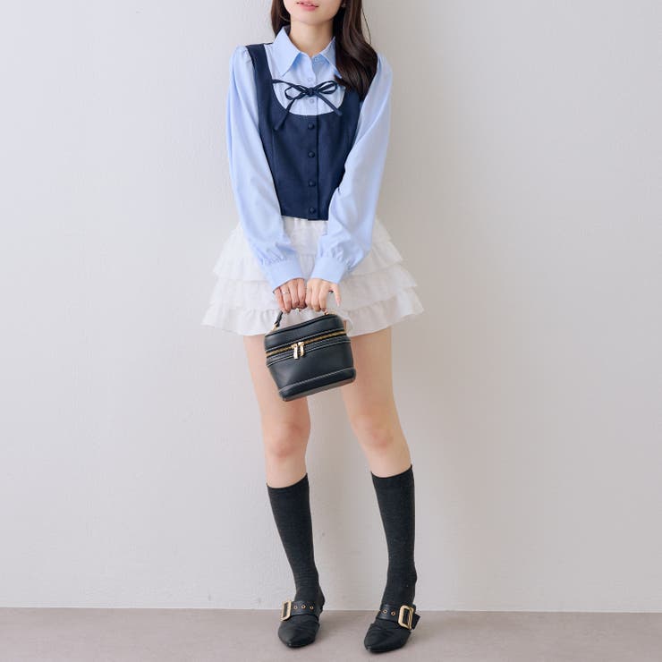 【セットアップ対応】ドッキングリボンブラウス | RMAF　NICE CLAUP / OLIVE des OLIVE | 詳細画像13 