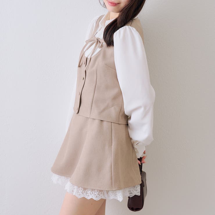 【セットアップ対応】ドッキングリボンブラウス | RMAF　NICE CLAUP / OLIVE des OLIVE | 詳細画像5 