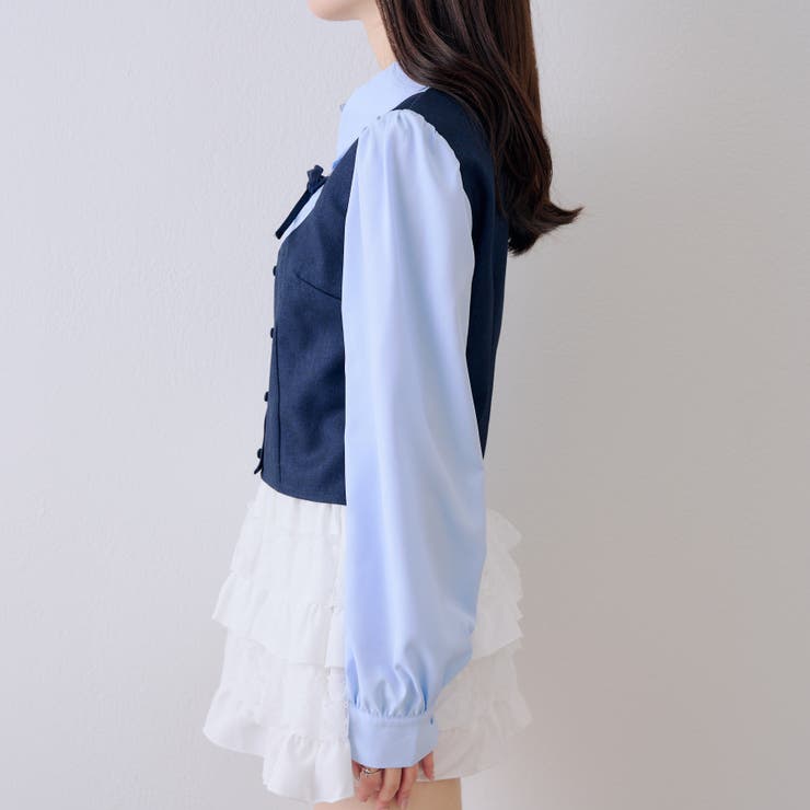 【セットアップ対応】ドッキングリボンブラウス | RMAF　NICE CLAUP / OLIVE des OLIVE | 詳細画像26 