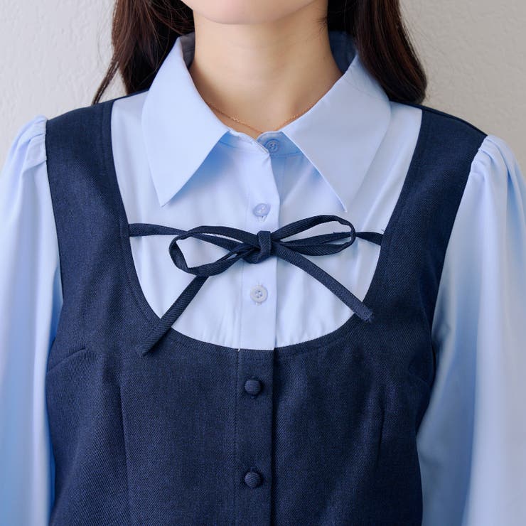 【セットアップ対応】ドッキングリボンブラウス | RMAF　NICE CLAUP / OLIVE des OLIVE | 詳細画像28 