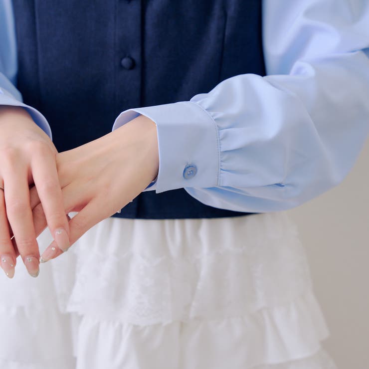 【セットアップ対応】ドッキングリボンブラウス | RMAF　NICE CLAUP / OLIVE des OLIVE | 詳細画像29 