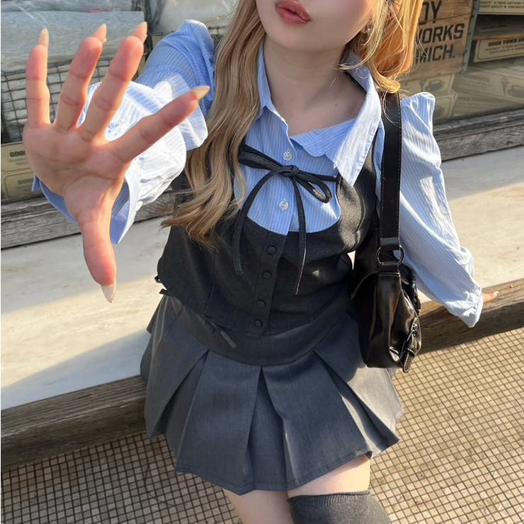 【セットアップ対応】ドッキングリボンブラウス | RMAF　NICE CLAUP / OLIVE des OLIVE | 詳細画像26 