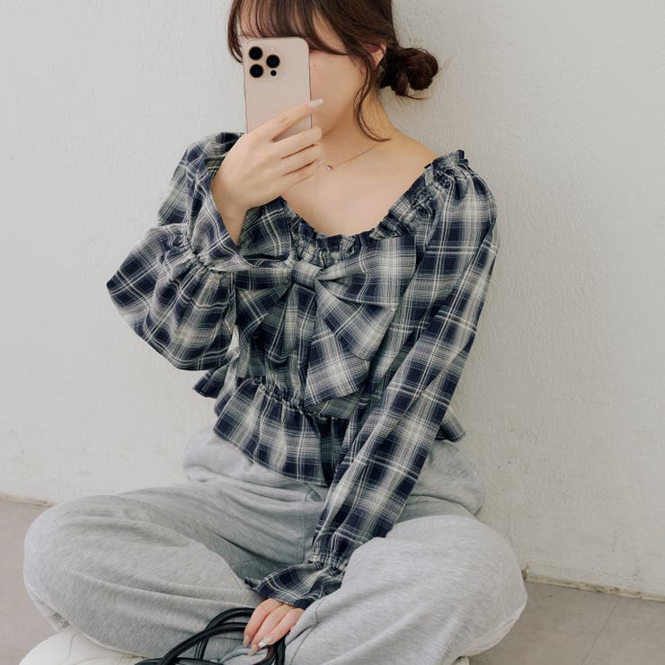 リボン付きブラウス | RMAF　NICE CLAUP / OLIVE des OLIVE | 詳細画像2 