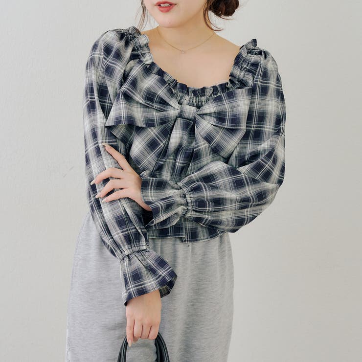 リボン付きブラウス | RMAF　NICE CLAUP / OLIVE des OLIVE | 詳細画像3 