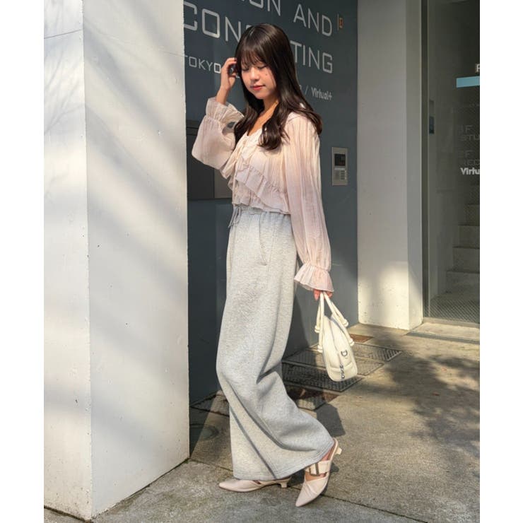 ラッフルブラウス&シャーリングキャミ | RMAF　NICE CLAUP / OLIVE des OLIVE | 詳細画像15 