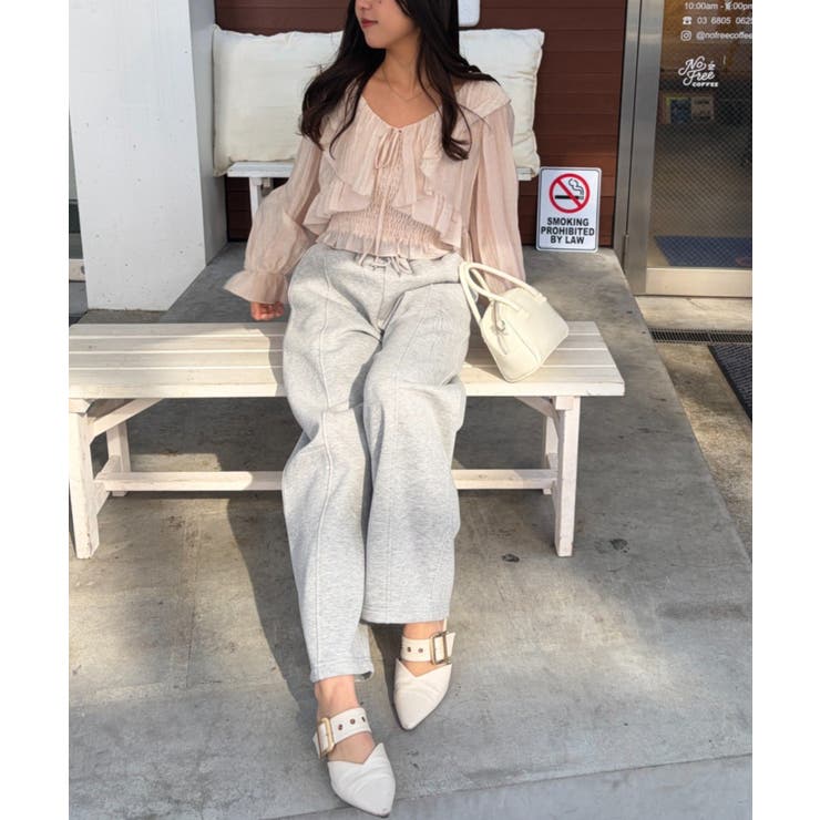 ラッフルブラウス&シャーリングキャミ | RMAF　NICE CLAUP / OLIVE des OLIVE | 詳細画像16 