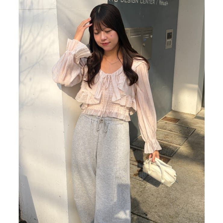 ラッフルブラウス&シャーリングキャミ | RMAF　NICE CLAUP / OLIVE des OLIVE | 詳細画像17 