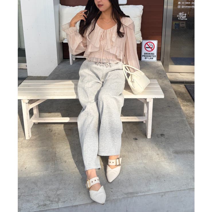 ラッフルブラウス&シャーリングキャミ | RMAF　NICE CLAUP / OLIVE des OLIVE | 詳細画像19 