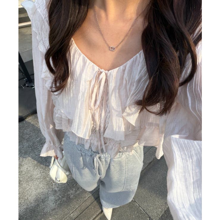 ラッフルブラウス&シャーリングキャミ | RMAF　NICE CLAUP / OLIVE des OLIVE | 詳細画像20 