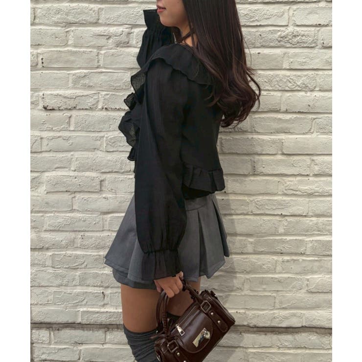 ラッフルブラウス&シャーリングキャミ | RMAF　NICE CLAUP / OLIVE des OLIVE | 詳細画像25 