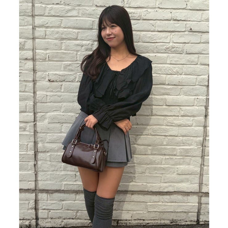 ラッフルブラウス&シャーリングキャミ | RMAF　NICE CLAUP / OLIVE des OLIVE | 詳細画像26 