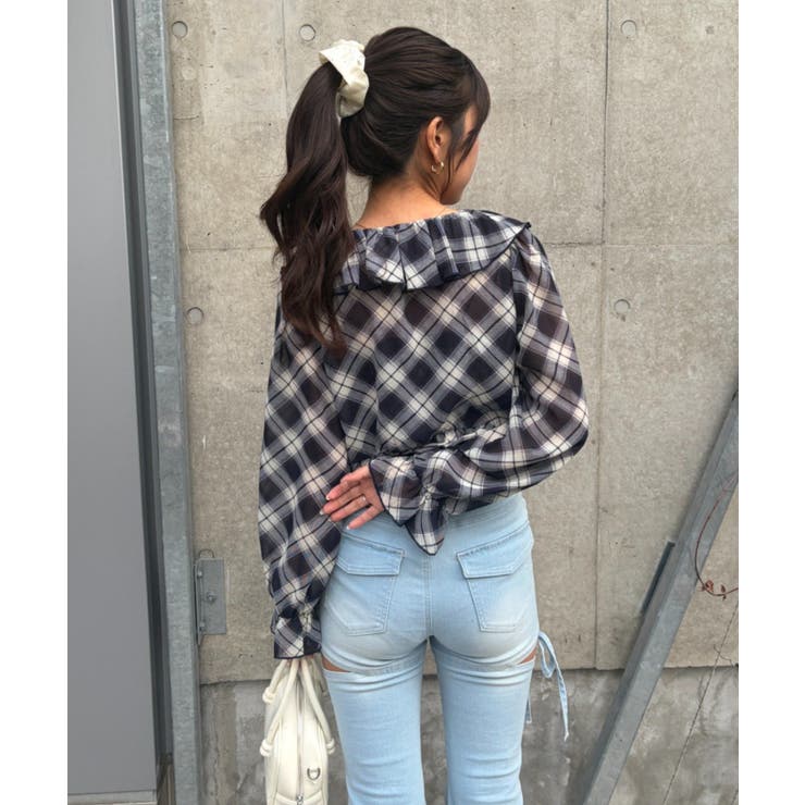 ラッフルブラウス&シャーリングキャミ | RMAF　NICE CLAUP / OLIVE des OLIVE | 詳細画像30 