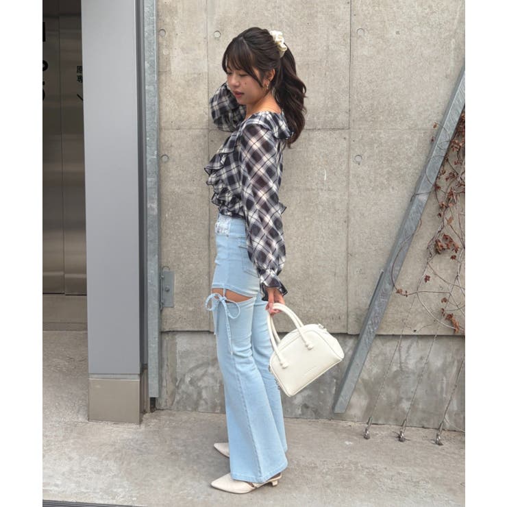 ラッフルブラウス&シャーリングキャミ | RMAF　NICE CLAUP / OLIVE des OLIVE | 詳細画像33 