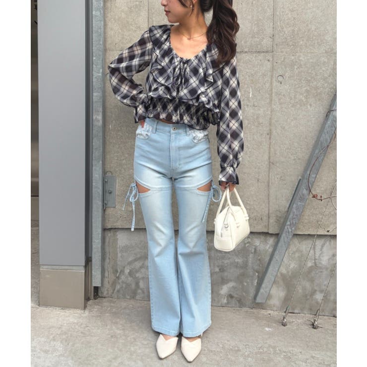 ラッフルブラウス&シャーリングキャミ | RMAF　NICE CLAUP / OLIVE des OLIVE | 詳細画像34 