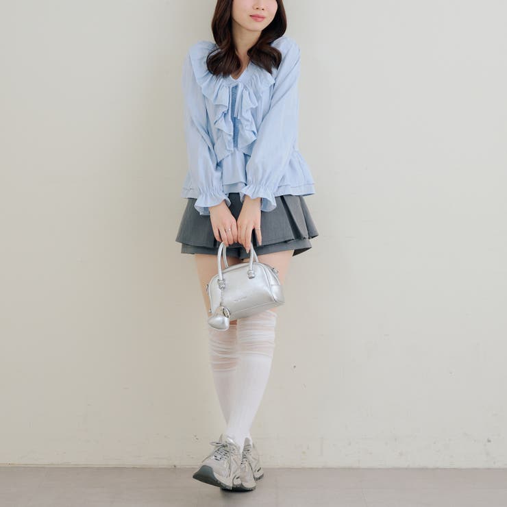 レースフリフリブラウス | RMAF　NICE CLAUP / OLIVE des OLIVE | 詳細画像7 