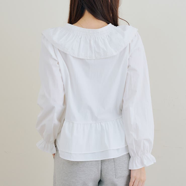 レースフリフリブラウス | RMAF　NICE CLAUP / OLIVE des OLIVE | 詳細画像13 