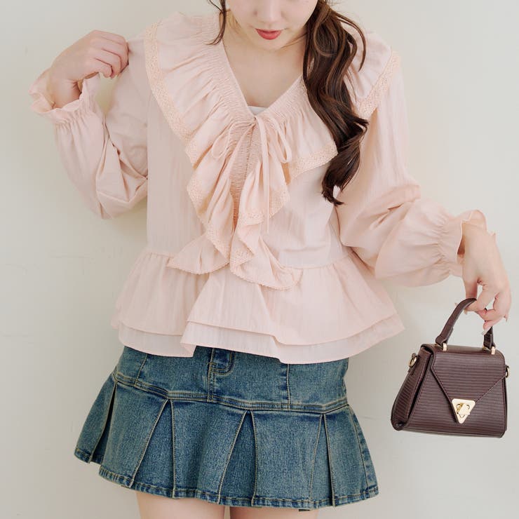 レースフリフリブラウス | RMAF　NICE CLAUP / OLIVE des OLIVE | 詳細画像20 