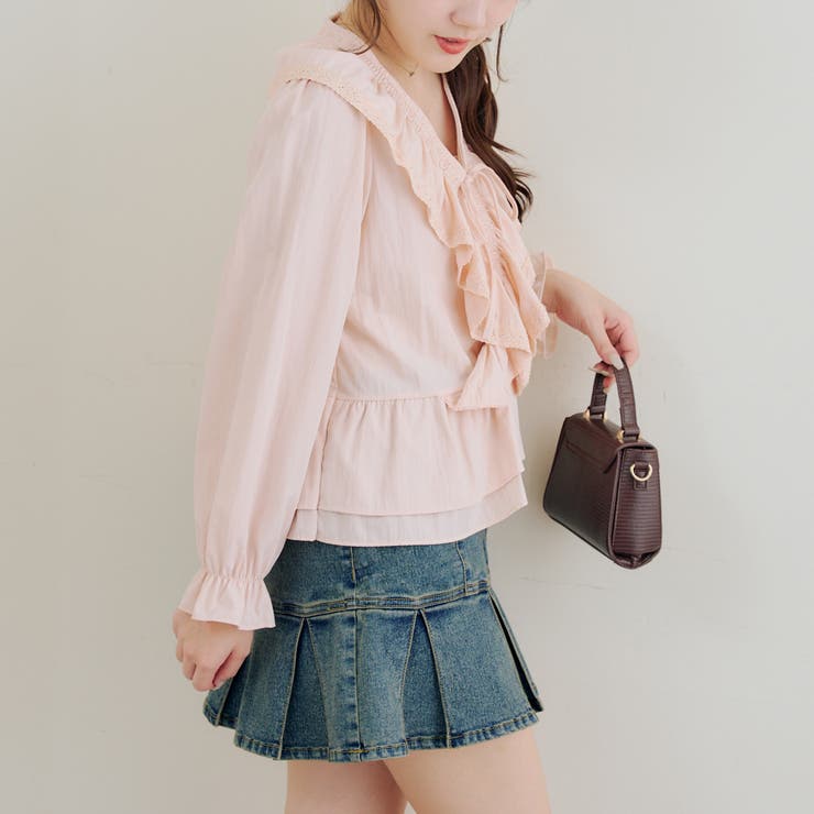 レースフリフリブラウス | RMAF　NICE CLAUP / OLIVE des OLIVE | 詳細画像23 