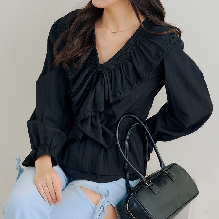 レースフリフリブラウス | RMAF　NICE CLAUP / OLIVE des OLIVE | 詳細画像28 