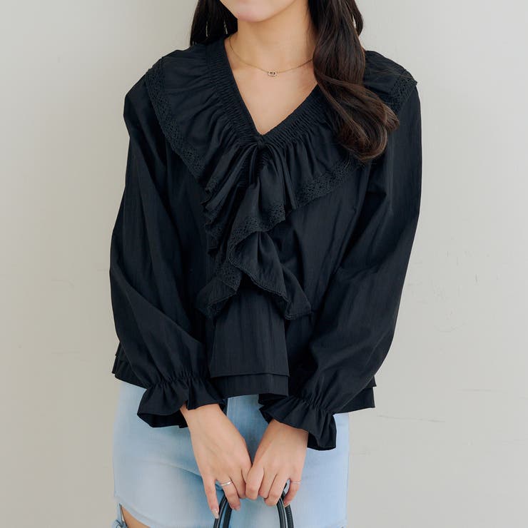 レースフリフリブラウス | RMAF　NICE CLAUP / OLIVE des OLIVE | 詳細画像29 