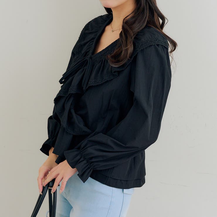 レースフリフリブラウス | RMAF　NICE CLAUP / OLIVE des OLIVE | 詳細画像31 