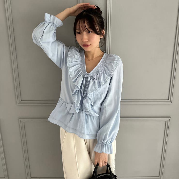 レースフリフリブラウス | RMAF　NICE CLAUP / OLIVE des OLIVE | 詳細画像37 