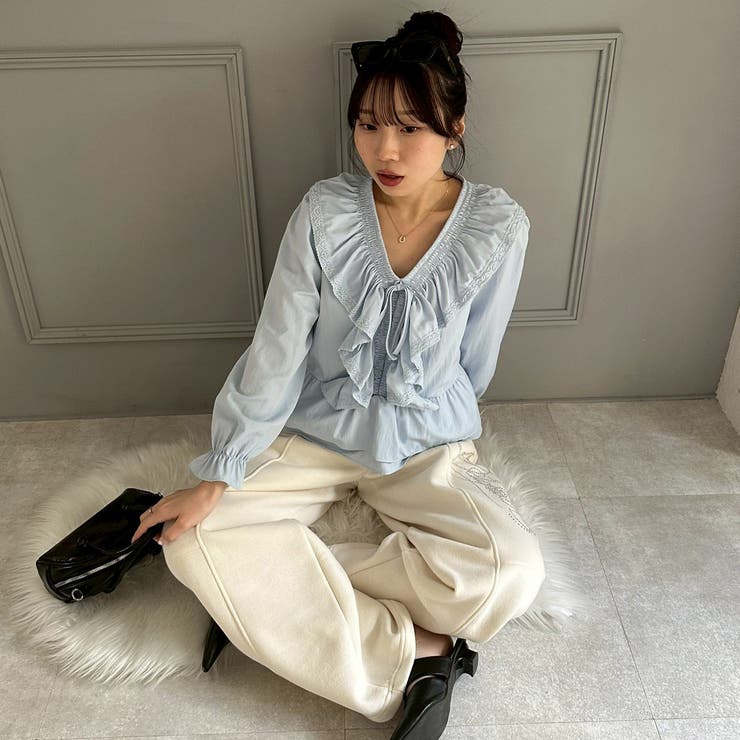 レースフリフリブラウス | RMAF　NICE CLAUP / OLIVE des OLIVE | 詳細画像39 