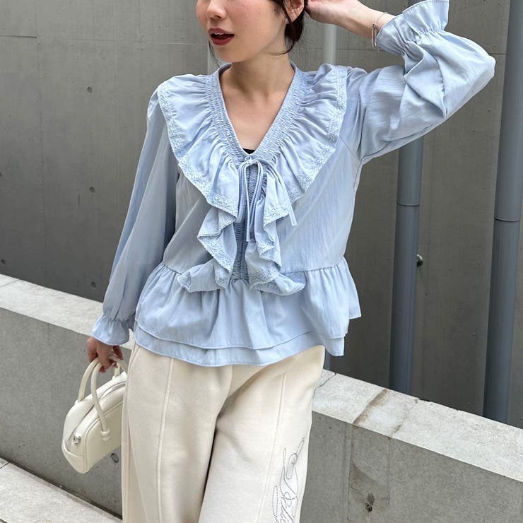 レースフリフリブラウス | RMAF　NICE CLAUP / OLIVE des OLIVE | 詳細画像42 