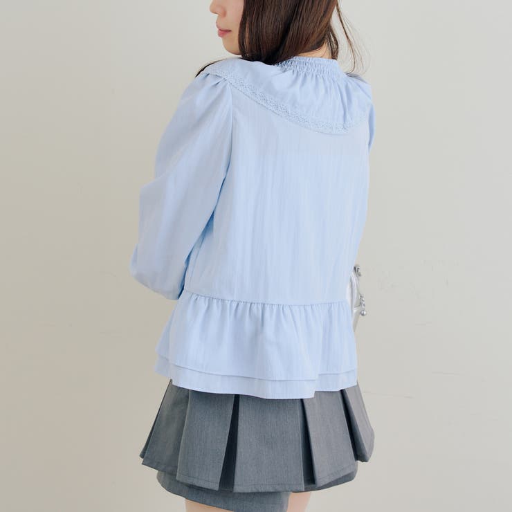 レースフリフリブラウス | RMAF　NICE CLAUP / OLIVE des OLIVE | 詳細画像5 