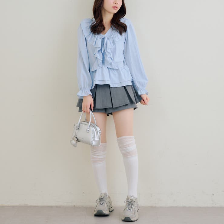 レースフリフリブラウス | RMAF　NICE CLAUP / OLIVE des OLIVE | 詳細画像6 