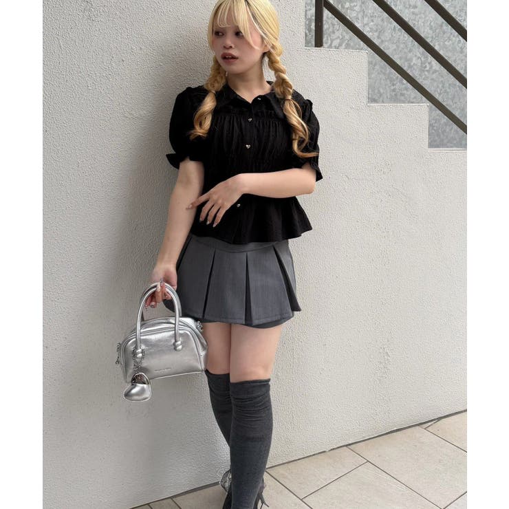 シャーリングペプラム半袖ブラウス | RMAF　NICE CLAUP / OLIVE des OLIVE | 詳細画像39 