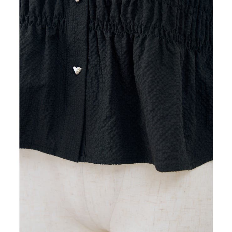 シャーリングペプラム半袖ブラウス | RMAF　NICE CLAUP / OLIVE des OLIVE | 詳細画像45 