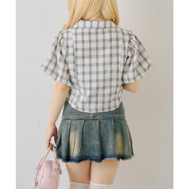 バルーン袖ドロスト短丈ブラウス | RMAF　NICE CLAUP / OLIVE des OLIVE | 詳細画像9 