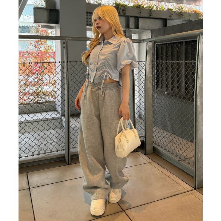 バルーン袖ドロスト短丈ブラウス | RMAF　NICE CLAUP / OLIVE des OLIVE | 詳細画像18 