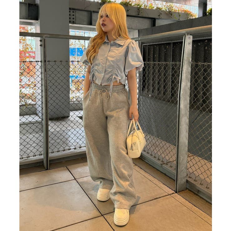 バルーン袖ドロスト短丈ブラウス | RMAF　NICE CLAUP / OLIVE des OLIVE | 詳細画像19 