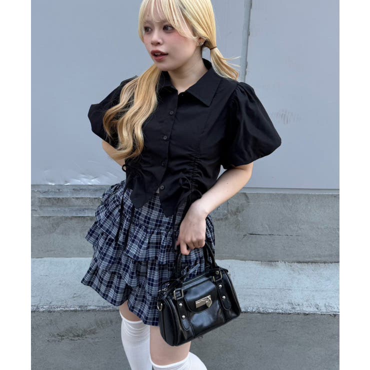 バルーン袖ドロスト短丈ブラウス | RMAF　NICE CLAUP / OLIVE des OLIVE | 詳細画像21 