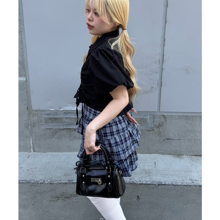 バルーン袖ドロスト短丈ブラウス | RMAF　NICE CLAUP / OLIVE des OLIVE | 詳細画像23 