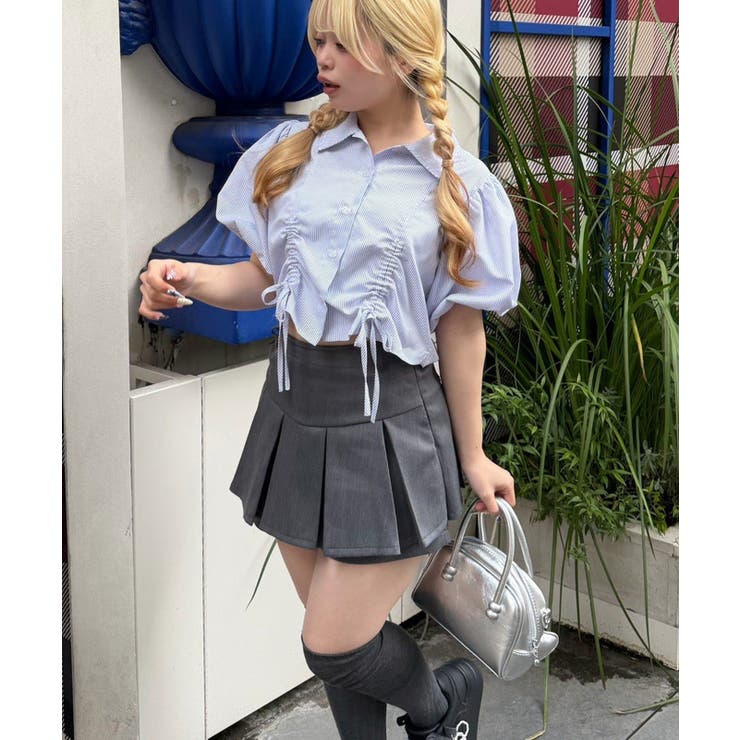 バルーン袖ドロスト短丈ブラウス | RMAF　NICE CLAUP / OLIVE des OLIVE | 詳細画像2 