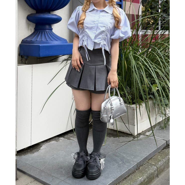 バルーン袖ドロスト短丈ブラウス | RMAF　NICE CLAUP / OLIVE des OLIVE | 詳細画像4 